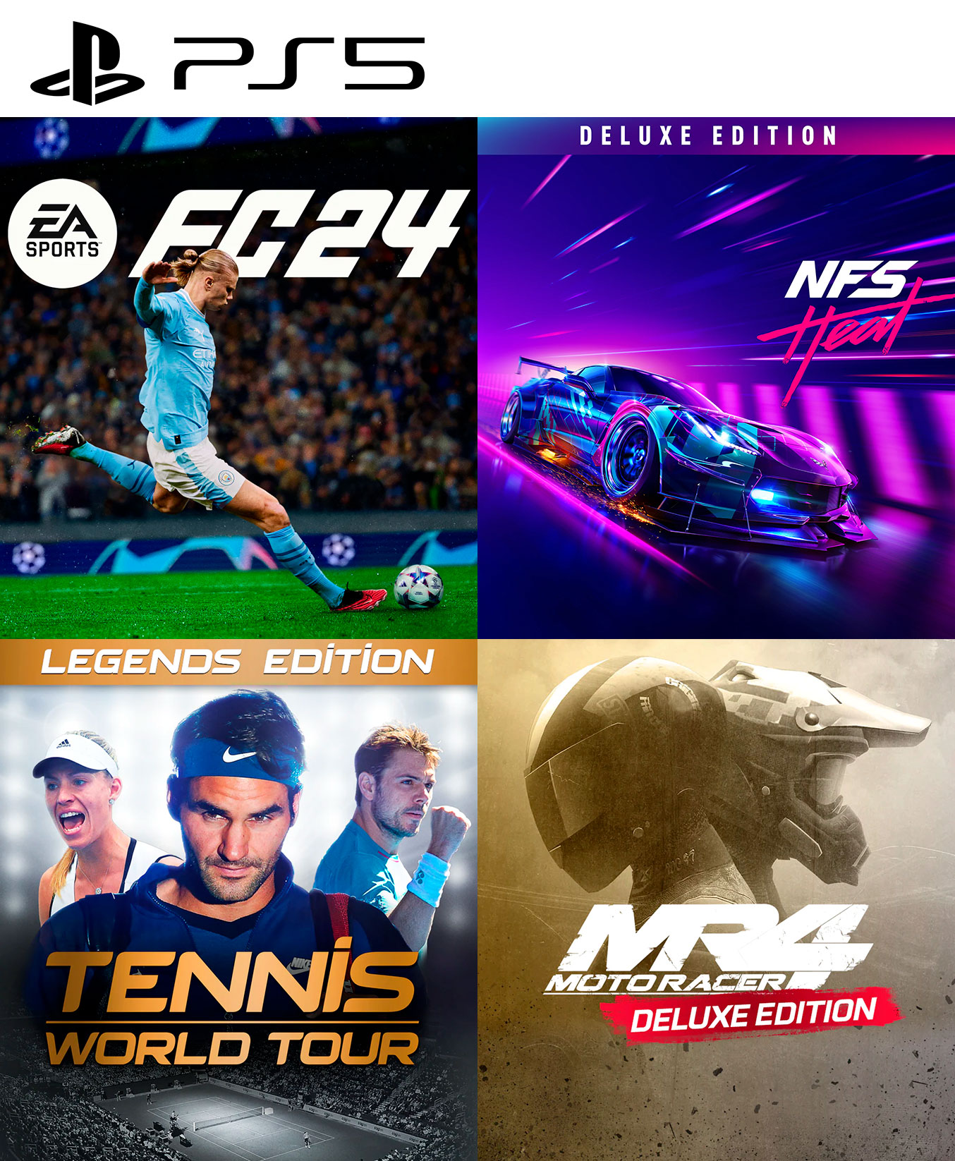 FC 24 4 EN 1 SPORT GAME PACK PS5, Game Center Chile